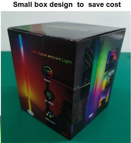 DC5V USB Modern Colorful SMD LED Ambient Light for Product Dimension 35*35*1500mm
