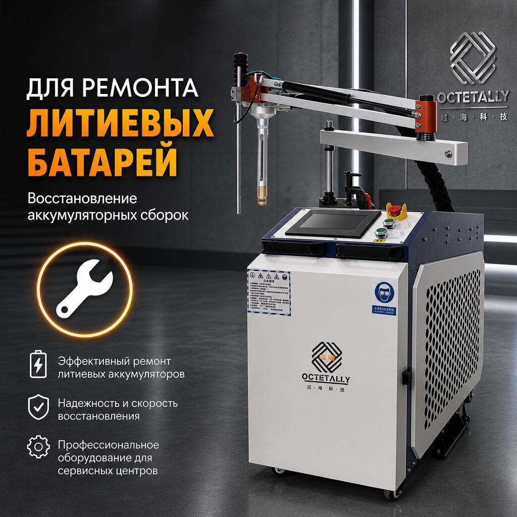 Swing Arm Laser Welding Equipment for Lithium Battery Pack Maintenance and Rebuild