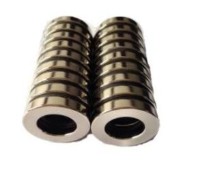 Aimants forts superbes enduits par or de terre rare de HSMAG SmCo Ring Magnet Sm