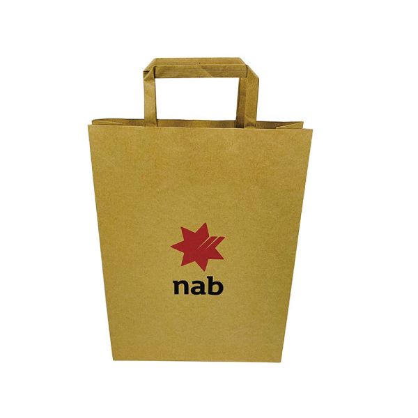 Customization Kraft Paper Gift Bag Environmental Protection for brand communication