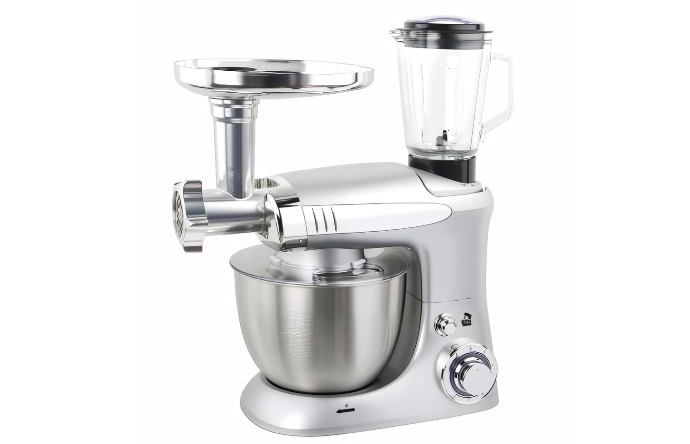 4L 800W Stand Mixer 6 Speed Pulse Mixer With Meat Grinder Blender Option