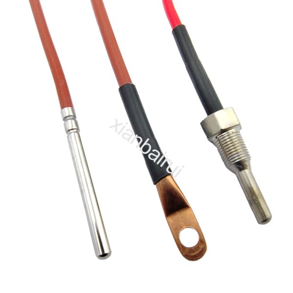 Ip68 Rated Injection Molded Double Rolling Stainless Steel Ntc Ptc Rtd Pt100 Pt1000 Waterproof Temperature Sensor