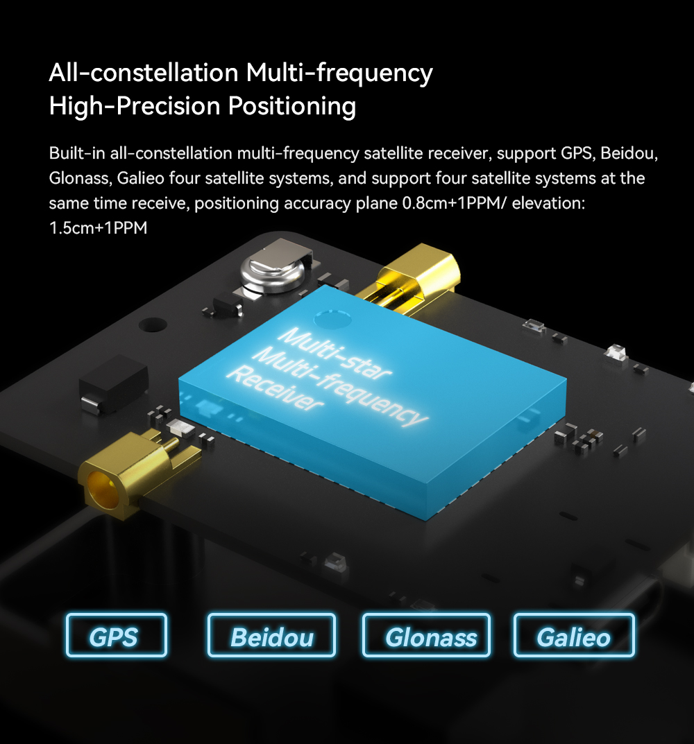 Cuav C-Rtk 2hp Gnss Receiver and Antenna Professional Survey Drone System for Mapping Applications