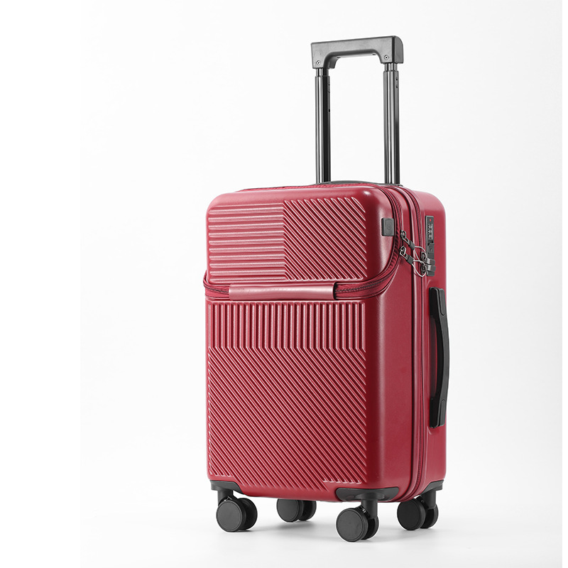 2025 Latest Design Extendable Anti-Theft Suitcase Front-Opening Outdoor Travel Luggage Wholesale Low Prices