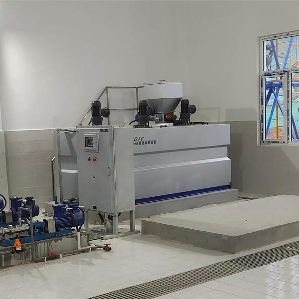 Weight KG 380 kg Automatic Polymer Dosing System for PMA PAC Flocculant in Water Treatment Sewage Treatment