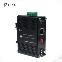 Mini Industrial 10G/5G/2.5G/1G/100M 802.3at a 10GBASE-X SFP+ Convertidor de medios