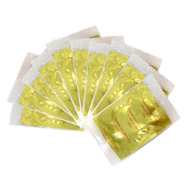 10 Pads Original Gold Detox Foot Patch Bamboo Foot Care Tool for Improved Sleep and Skin 12.5*10*4 cm