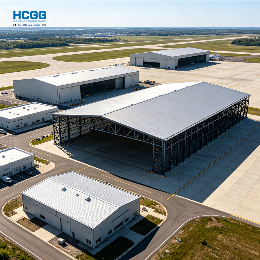 Steel Structure Hangar engineered for fast assembly and future expansion with durable steel frame and large clear span