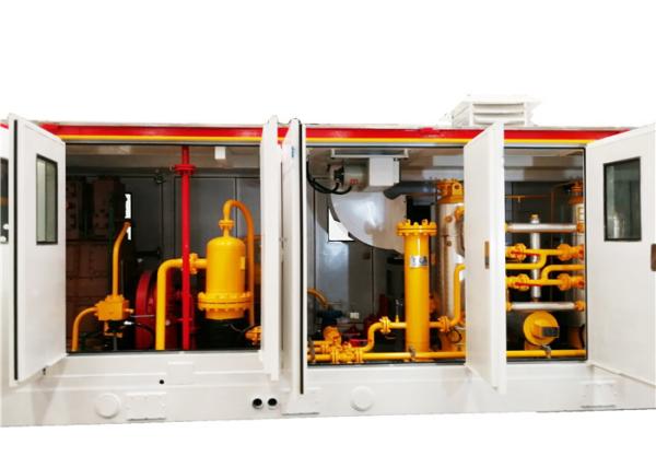Low Noise CNG Filling Station Equipment Oil Free For Compressed Natural Gas