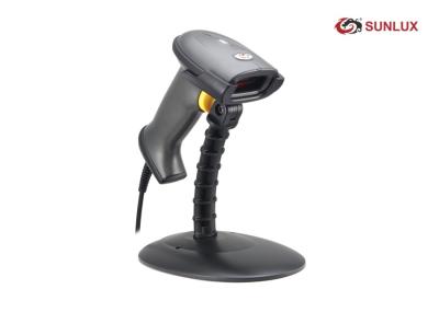 tipo automático Shell With Stand exterior preta de Handfree do varredor do código de barras do laser 1D