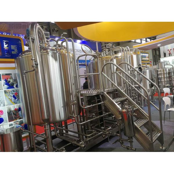 Turn Key 1000l Micro Beer Brewing Equipment Steam Heating Ce Iso Approval