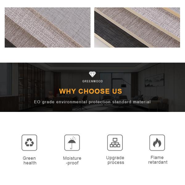 Доказательство прессформы панелей стены облицовки древесины угля водоустойчивой ткани бамбуковое