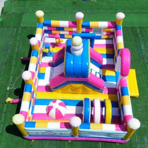 Custom Inflatable Playground LargeFun City Bounce House Slide Play Zone Children Party School Event Entertainment Structure