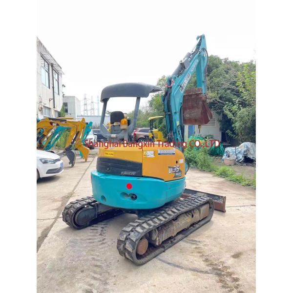 Original Hydraulic Cylinder Second Hand Digger KUBOTA U35 Mini Excavator in Good Condition