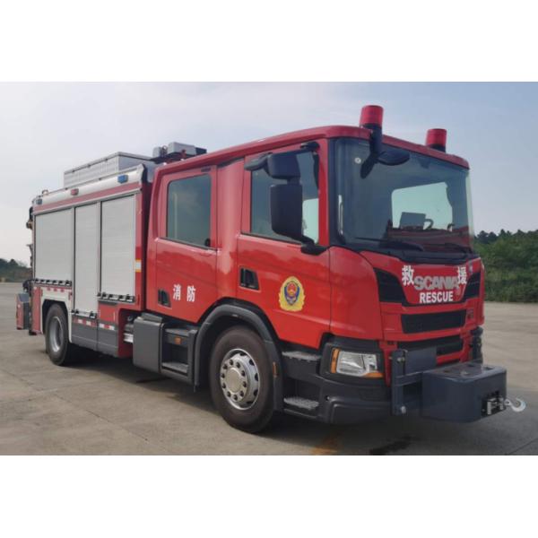 JY100 Emergency Fire Trucks 8930 × 2530 × 3300MM Fire Rescue Truck