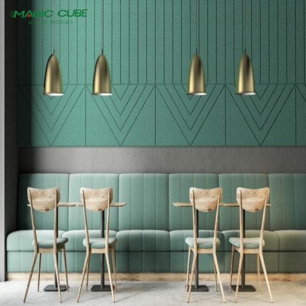 Moisture Proof Wood Wool Acoustic Panel Sound Absorption In Commercial Buildings