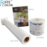 Rolo lustroso do papel do brilho do papel da foto do Inkjet RC para a impressão digital de Canon/Epson