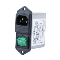 filtro de EMI Filter Power Entry Module da entrada do IEC de 220V 10A para a fonte de alimentação pequena