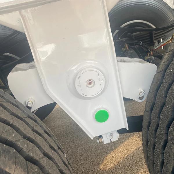 3 essieux remorque de ciment en vrac sec Semi-remorque remorque de ciment en poudre