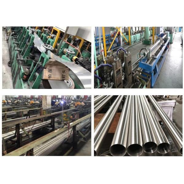 Polishing Hairline Stainless Steel Welded Tube Round SUS304 ASTM 304