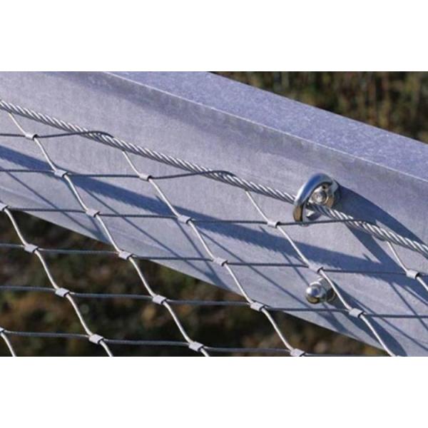 Stainless Steel 7*7 Wire Rope Mesh 316 For Birdcage Protection