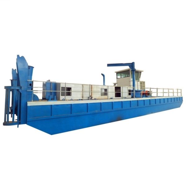 Steel Sand Transportation Barge 40T With 60cm Empty Draft 2m Maximum Loaded Draft