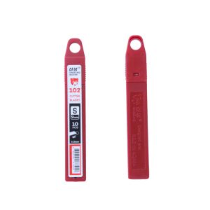 Silver 0.35mm Thick Utility Knife Snap Blade 13 Segments