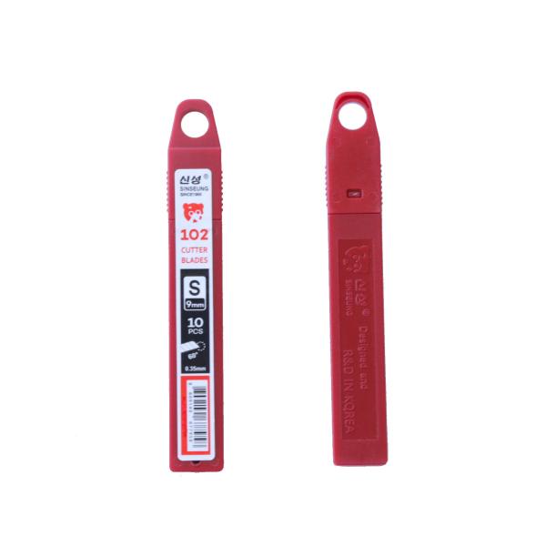 9mm Snap Off Box Cutter safety utility knife retractable blade SK2 High Carbon Steel 60 Degrees Angle