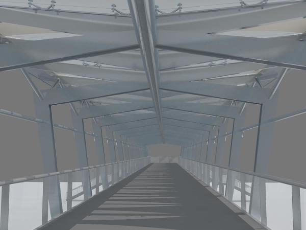 Pedestrian Bridge, Footway bridge, Light steel bridge,prefabricated steel bridges