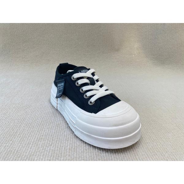 Size 35-40 Black And White Designer Sneakers Lace Up Thick Bottom Sneakers