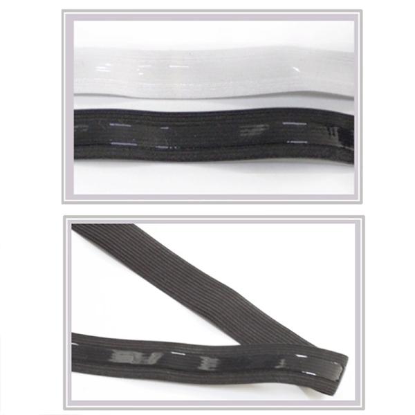 Настройка логотипа Плоская ткань швейная силиконовая резиновая запястье рука эластичная лента для велосипедной одежды