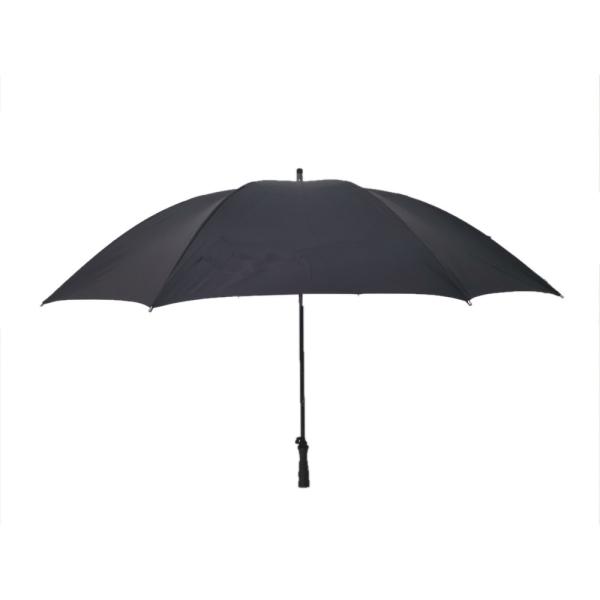 Carry Bag Custom Logo Golf Umbrellas Black Fiberglass Frame 190T Pongee Fabric