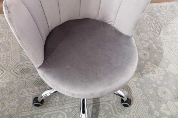 Gray D17.72'' Swivel Shell Chair / Living Spaces Desk Chairs  Adjustable Height