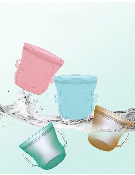 130ml Large Capacity Breast Milk Storage And Preservation Silicone Cup Refrigerator Preservation Bag