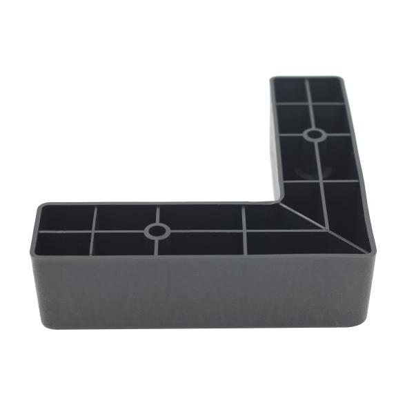 L Shaped PP 60mm Plastic Furniture Legs Replacement