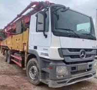Sany Benz 49m 2019 Camión de bombeo de hormigón de segunda mano para la construcción pesada