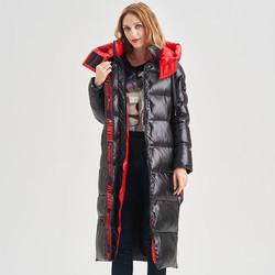 FODARLLOY  Winter Women Jacket and long cotton-padded lady winter coat zipper two large size cotton-padded lady with hat