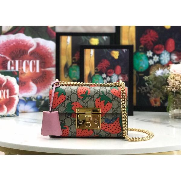 Retro Art Padlock Chain Handbag Monogram Leather Many Stars Love 13cm Width