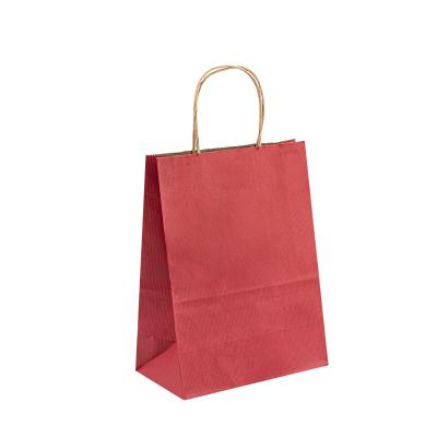 Sustentável Compostable torcido dos sacos de papel do punho para afastado
