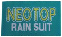 Fashion Design Woven Clothes Label Heat Cut Border For Shirt Bags