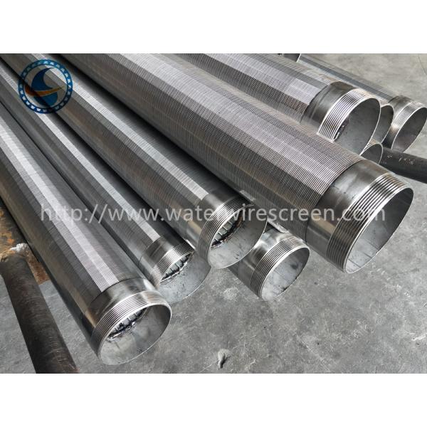 AISI 316L DN100 Sand Control Screens With Male Threaded