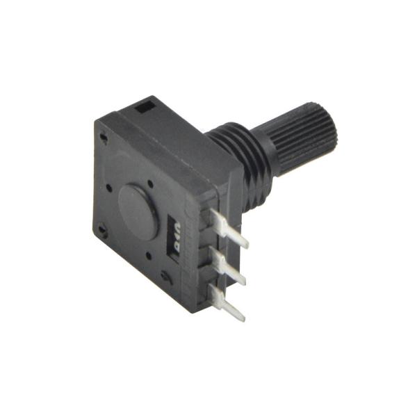 Insulated Shaft Motorized Rotary Potentiometer , Carbon Film Potentiometer PC1601-H-B-P18