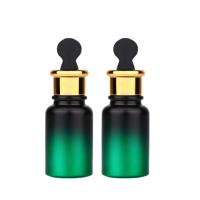 Líquido cosmético de gama alta de cristal de encargo de la botella 30ml del dropper del aceite esencial