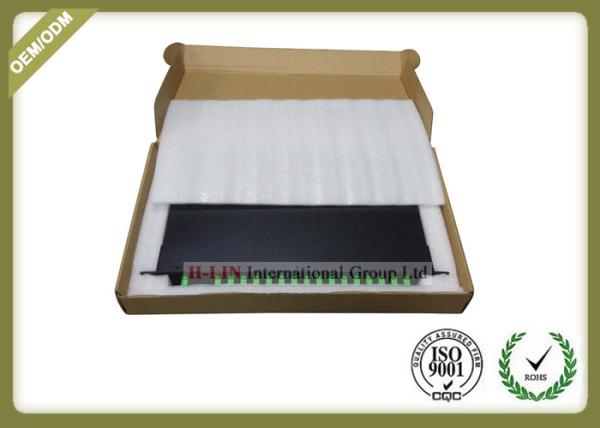 1U 19 Rack Mounted Fiber Optic Splitter Box 1X32 Sigle Mode High Return Loss