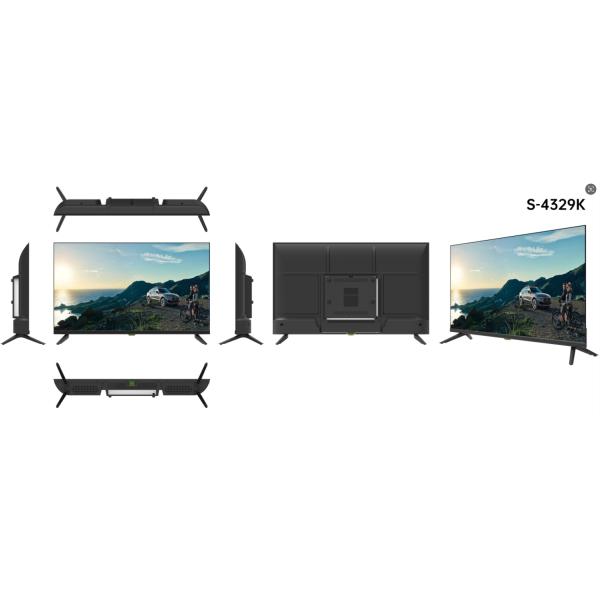 Frameless Smart LED TV 43 Inch Ultrathin Thickness Bluetooth LED TV