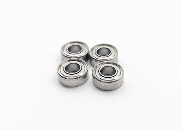 Single Row High Speed Ball Bearing Retainer Size 5*19*6mm Chrome Steel P0