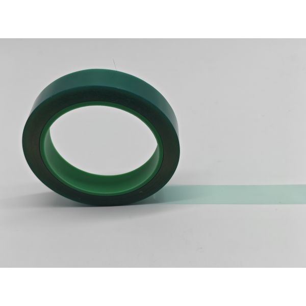 45-55um Green Silicone PET Tape 180C Heat Resistant For LCD Protection High Temp Masking