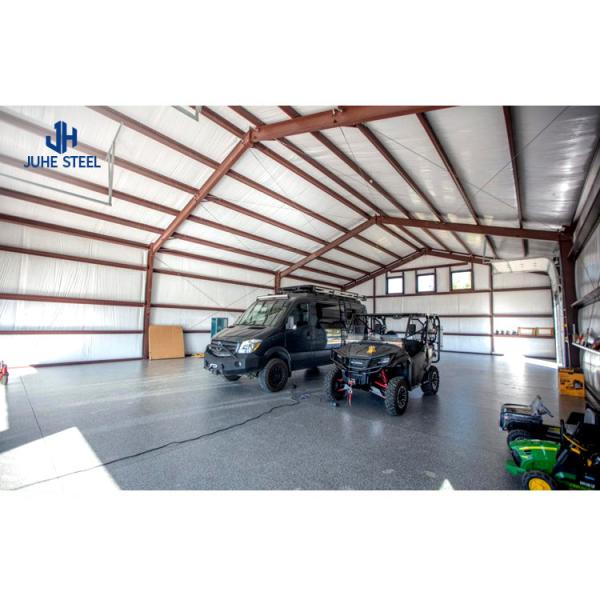 abrigo portátil pré-fabricado de metal carro canopy garagem com sólida H-forma viga de aço
