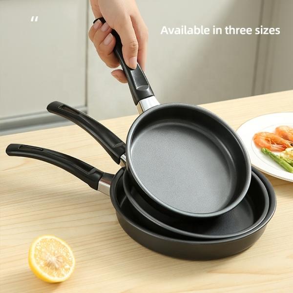 New Arrival Hot Sale Black Cooking Pot Kitchen Ware Wok Pan Iron Frypan Non Stick Skillet Pan