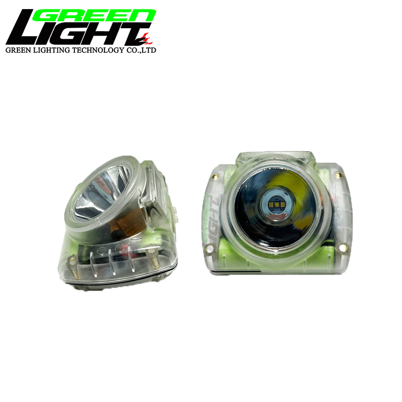GLC-6(A/B) Cordless Cap Lamp 15-30H Working Time 3.7V Li-ion Battery IP68 Waterproof Underground Mining Headlamp with Magnetic Charging & OLED Screen